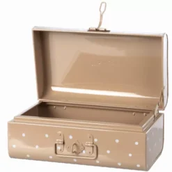 Maileg Decoratiekoffer 35 Cm - Roségoud Met Stippen