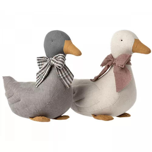 Maileg Decoratie Eend Grijs - 28 Cm - Afbeelding 2