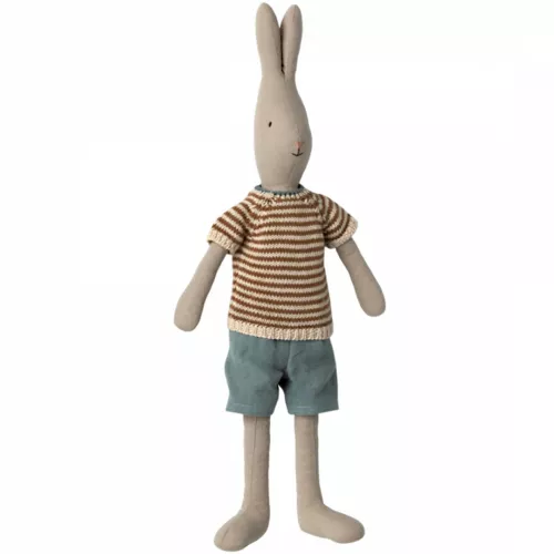 Maileg Knuffelkonijn Gebreid Shirt - Maat 3 - 47 Cm