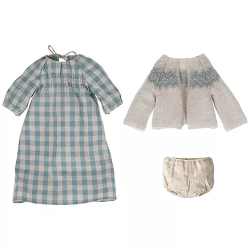 Maileg Knuffelkonijn Jurk Met Vest - Maat 4 - 55 Cm - Afbeelding 2