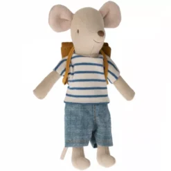 Maileg Knuffelmuis Grote Broer - Driewieler - 13 Cm