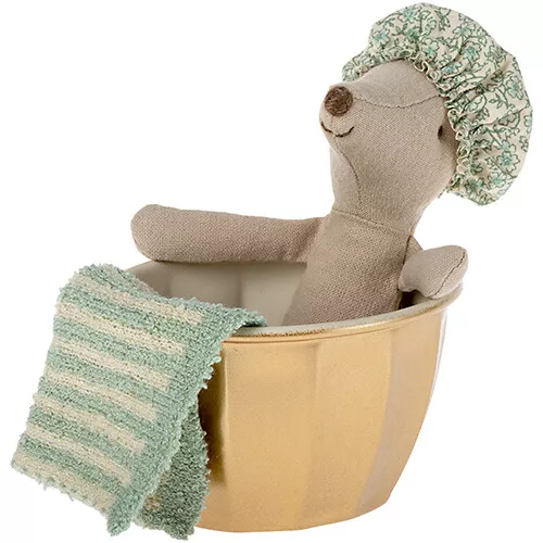 Maileg Knuffelmuis Grote Zus - In Bad - 12 Cm