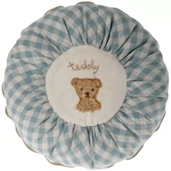 Maileg Kussen Teddy Geruit - Ø 26 Cm