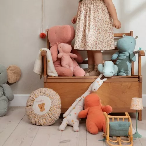 Maileg Kussen Teddy Flower - Ø 26 Cm - Afbeelding 3