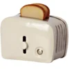 Maileg Poppenhuis Broodrooster Off-white - 4,5 Cm