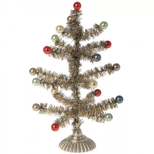 Maileg Poppenhuis Kerstboom Goud - 15 Cm
