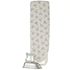 Maileg Poppenhuis Strijkplank Met Strijkbout Blauwe Bloemen - 13 Cm