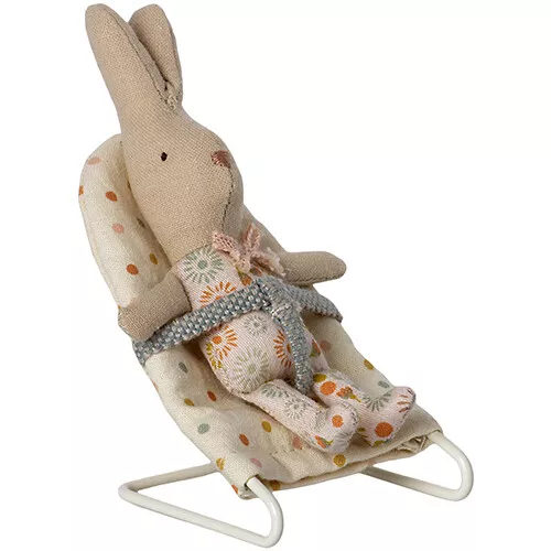 Maileg Poppenhuis Wipstoeltje Stippen - My - 8 Cm - Afbeelding 2