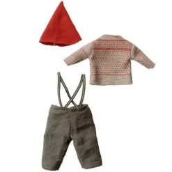 Maileg Poppenkleding Kerst Outfit - Boy - Medium