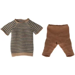 Maileg Poppenkleding Trui En Broek - Knuffelkonijn - Maat 4