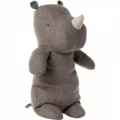 Maileg Safari Friends Neushoorn - Donkergrijs - 34 Cm