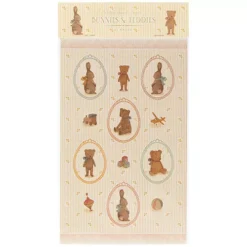 Maileg Stickers Bunnies And Teddies - 24st
